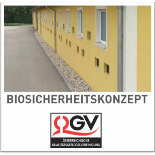 Geflügelpestsaison: Biosicherheitskonzept inklusive Checkliste